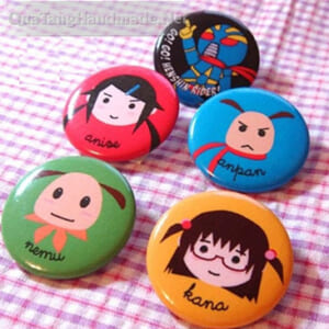 đặt làm huy hiệu cài áo