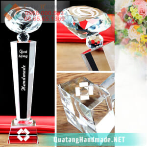 Cúp pha lê kim cương